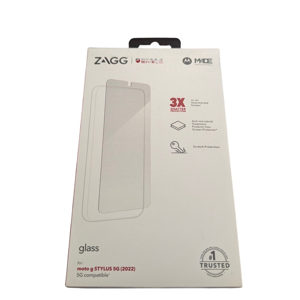 U3-N Zagg Invisible Shield Glass Screen Protector for Moto G‎ Stylus 5G (2022)